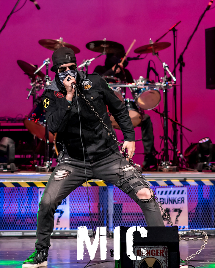 MIC, vocals for ATOMIC FREAK