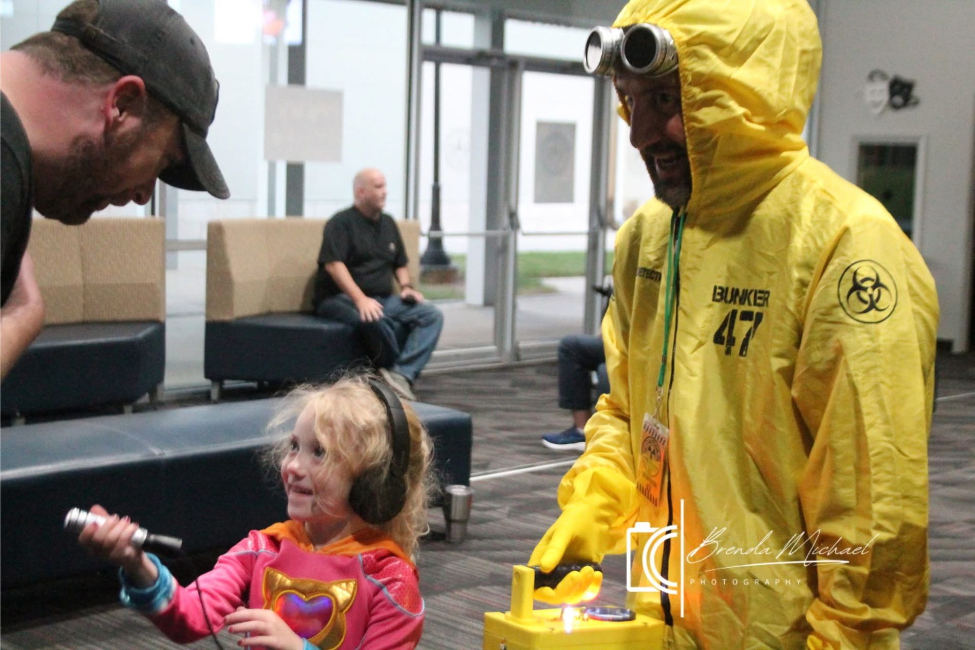 Bunker 47 character meeting a young fan