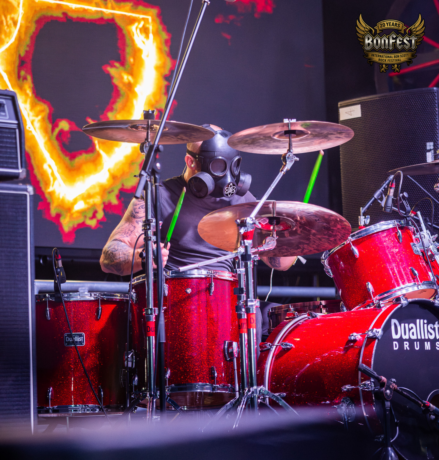 ATOMIC FREAK — Bonfest 2026 — behind the kit