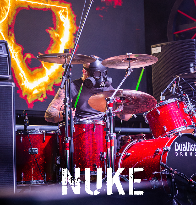 NUKE, drums for ATOMIC FREAK