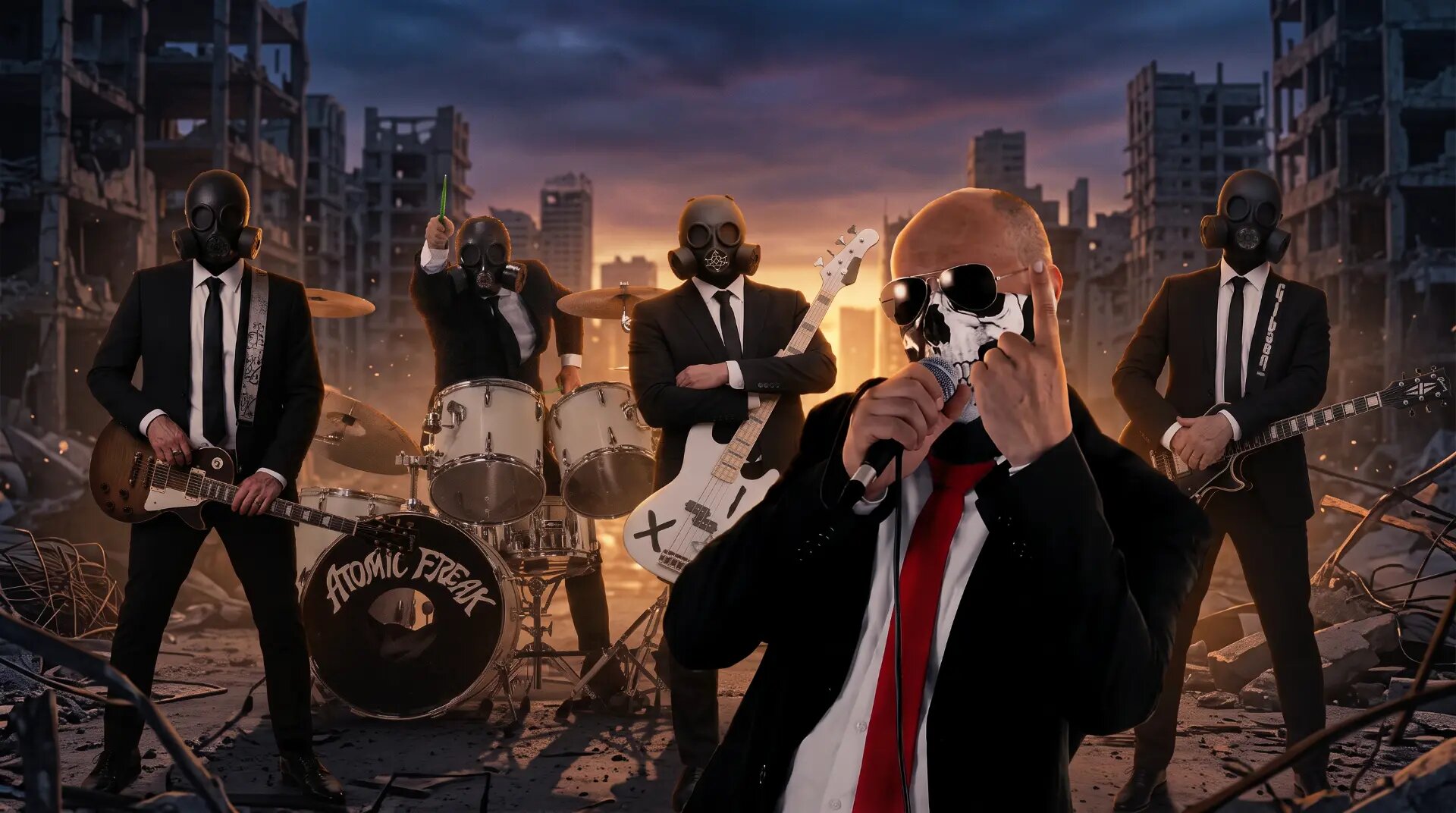 ATOMIC FREAK band portrait